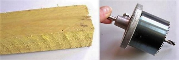 Fabrication porte bougie en bois, le tutoriel