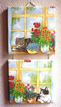 Fabrication d'une Suspension cadres en serviettage ! Fabrication d'une Suspension cadres en serviettage !