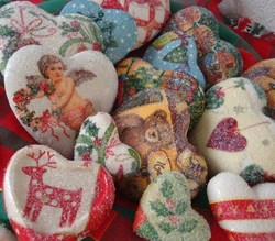 Décorations de Noël en forme de Coeur ! Décorations de Noël en forme de Coeur !