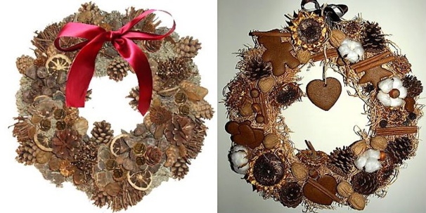 Plusieurs tutos pour faire une couronne de Noël !