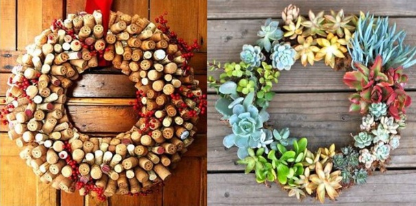 Plusieurs tutos pour faire une couronne de Noël !