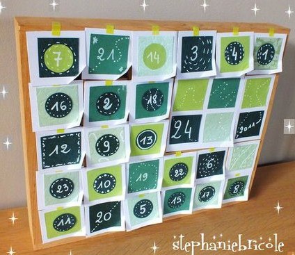 Faire un calendrier de l'Avent, les tutos !