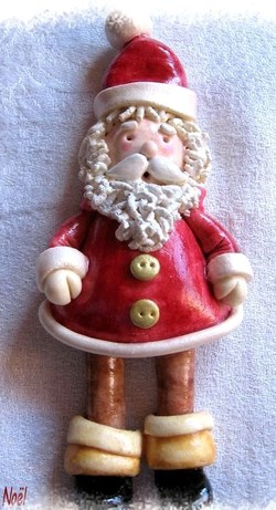 Faire un Père Noël en pâte à sel ! Faire un Père Noël en pâte à sel !