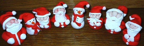 Faire un Père Noël en pâte fimo ! Faire un Père Noël en pâte fimo !
