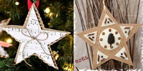 Faire une étoile en matériau de récup ! Faire une étoile en matériau de récup !