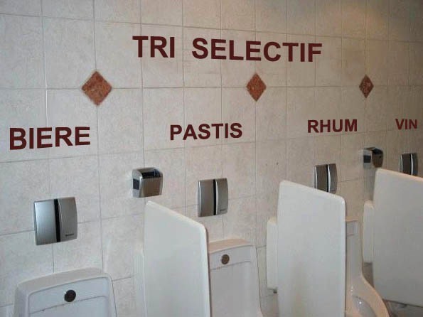Dessins humoristiques "le recyclage" des déchets !