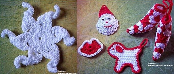 Tutos décos de Noël au crochet Tutos décos de Noël au crochet