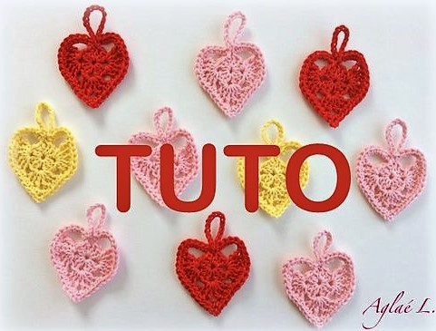 Faire des coeurs au crochet, les tutos Faire des coeurs au crochet, les tutos