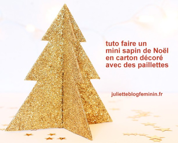 Faire un Sapin de Noël en carton, des tutos