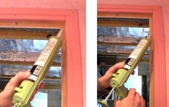 Comment isoler une porte avec du silicone !