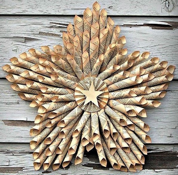 Modèles couronnes de Noël en papier