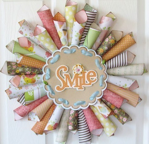 Modèles couronnes de Noël en papier Modèles couronnes de Noël en papier