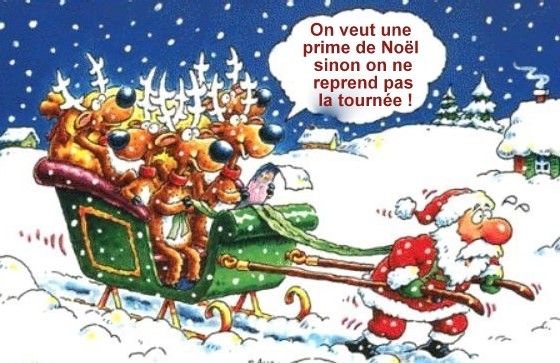 Humour, la dure vie du Père Noël