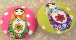 Recouvrir des boutons avec du tissu ! Recouvrir des boutons avec du tissu !