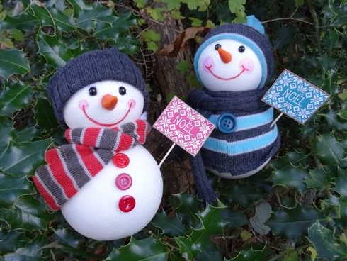 Faire des personnages en boules de polystyrène ! Faire des personnages en boules de polystyrène !