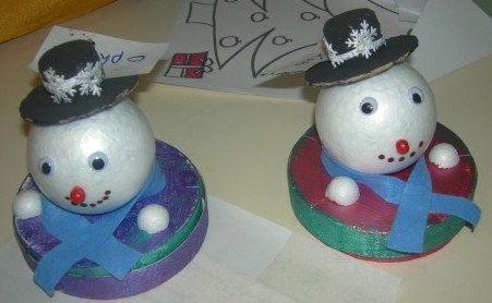 Faire des personnages en boules de polystyrène ! Faire des personnages en boules de polystyrène !