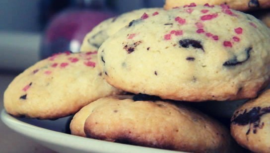 Recettes en images "faire des cookies maison" 