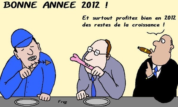 Dessins humoristiques "bonne année 2012" !