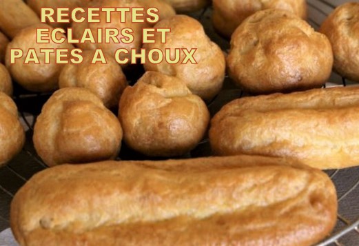 Faire des éclairs au chocolat, les recettes !