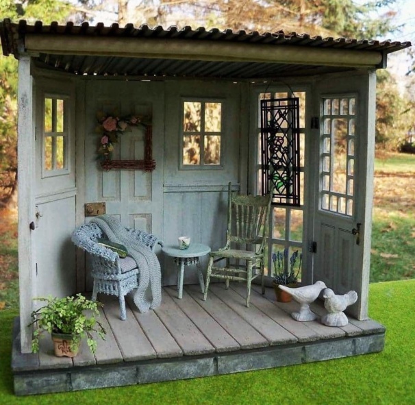 Jolies cabanes de jardin