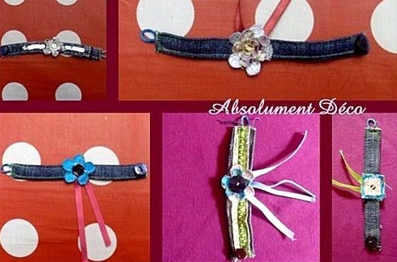 Faire un bracelet en matériau récup ! Faire un bracelet en matériau récup !
