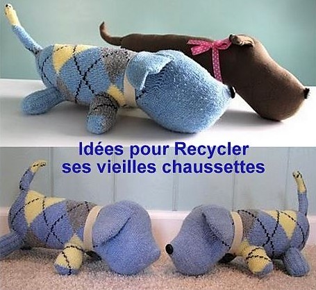 Quoi faire de nos vieilles chaussettes, les tutos créations