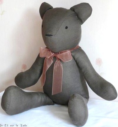 Comment faire un Ours en tissu, les tutos Comment faire un Ours en tissu, les tutos
