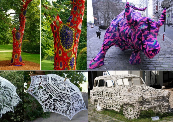 La folie du tricot, le Yarnbombing est très tendance !