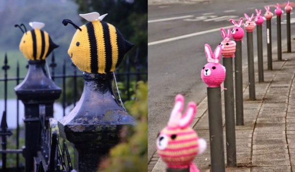 La folie du tricot, le Yarnbombing est très tendance !