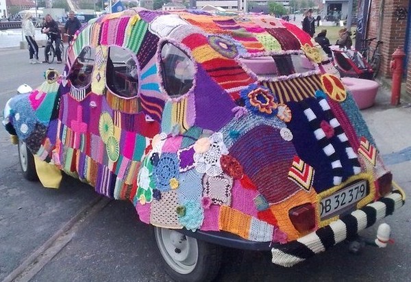 La folie du tricot, le Yarnbombing est très tendance !