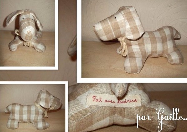 Faire un chien en tissu, les tutos.. Faire un chien en tissu, les tutos..