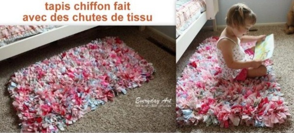 Faire un tapis en matériau de récup !