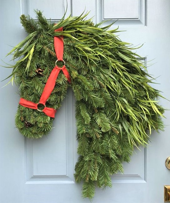 TUTO couronne Noël tête de cheval TUTO couronne Noël tête de cheval