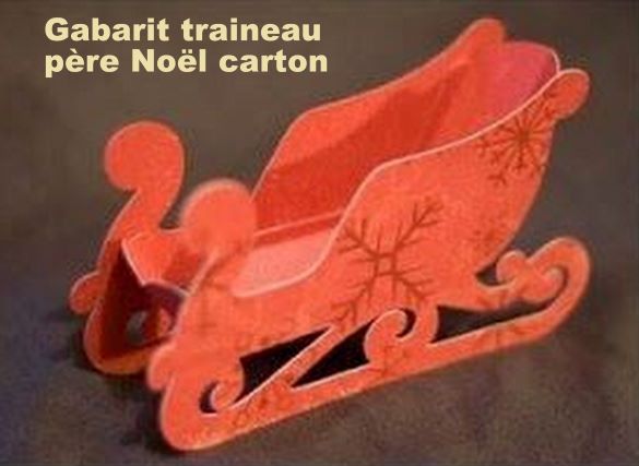 TUTOS traîneaux du père Noël en carton