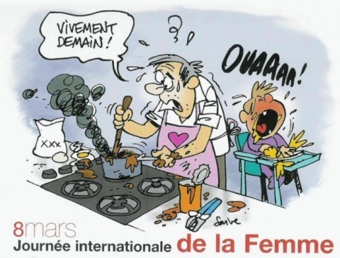 Dessins humoristiques "journée des droits de la femme"