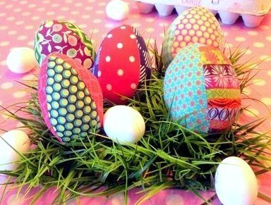 Faire des oeufs de Pâques en tissu Faire des oeufs de Pâques en tissu
