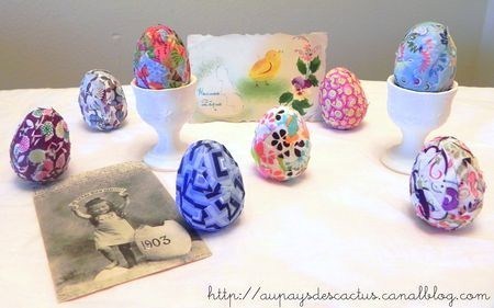 Faire des oeufs de Pâques en tissu Faire des oeufs de Pâques en tissu