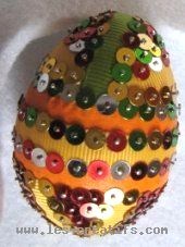Faire des oeufs de Pâques en tissu Faire des oeufs de Pâques en tissu