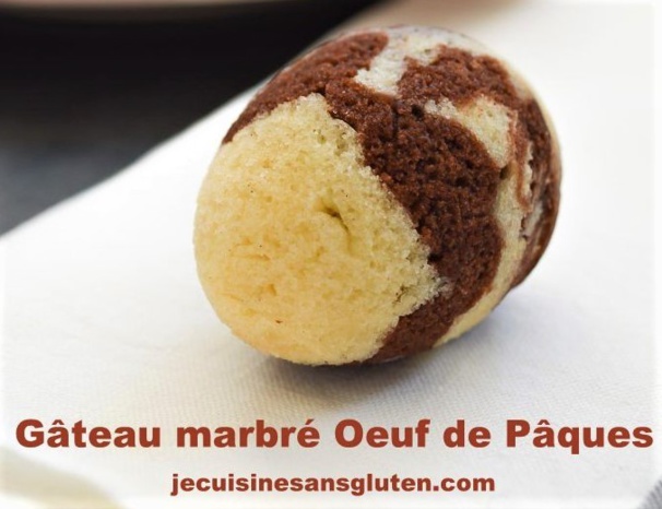Faire un gâteau en forme d'oeuf de Pâques