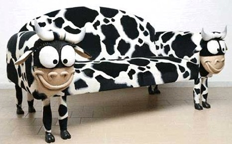 Canapé Vache..pour les amateurs de vacheries !