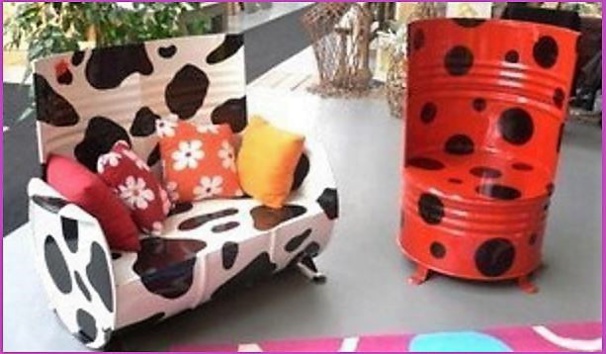 Comment recycler de vieux bidons en fer !