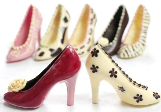 Les chaussures en chocolat de Frances Cooley.. Les chaussures en chocolat de Frances Cooley..