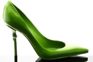 La chaussure au thé vert et chocolat de Jean Paul Hévin.. La chaussure au thé vert et chocolat de Jean Paul Hévin..