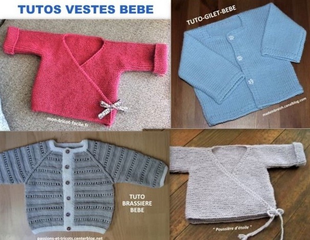 Tutoriels Tricoter Une Veste Pour Bebe 4 Tutos Tutoriels Tricoter Une Veste Pour Bebe 4 Tutos