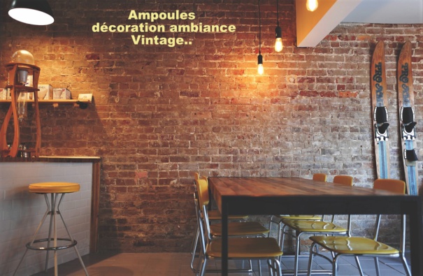 Créer une décoration vintage grâce à l'ampoule LED E27