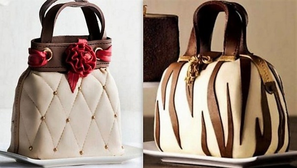 Superbes gâteaux sac à main