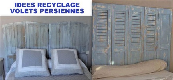 Déco et recyclage de vieux volets et persiennes en bois !