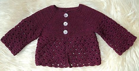 tuto gilet crochet fille