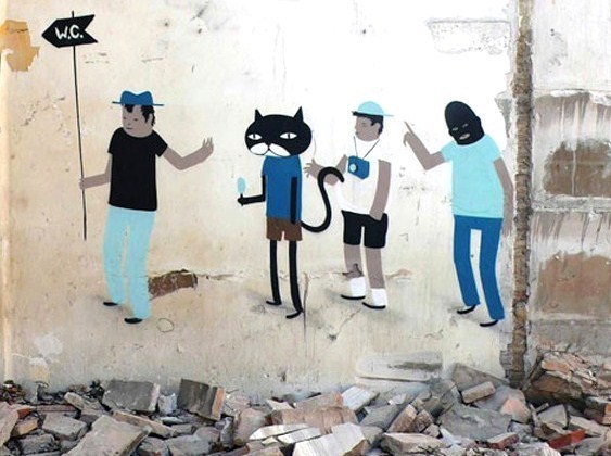 Peintures murales insolites ! Peintures murales insolites !