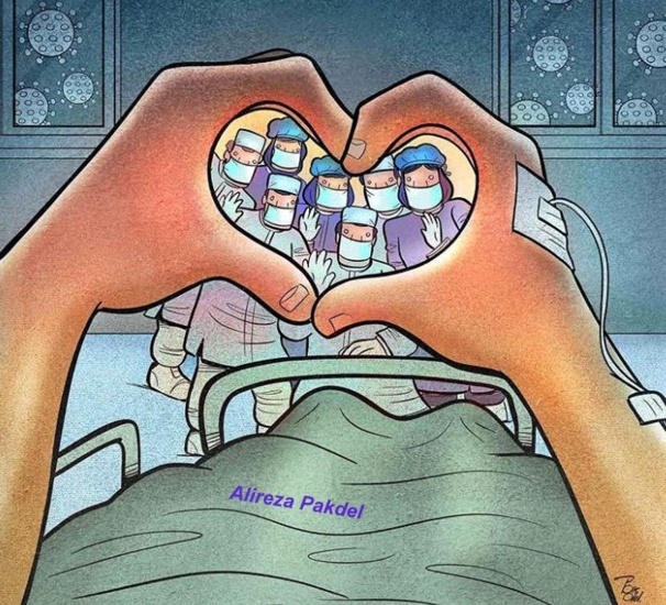 Dessins coronavirus en hommage au personnel soignant Dessins coronavirus en hommage au personnel soignant